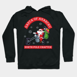 Santa Of Anarchy, North Pole Chapter, Christmas Gift For Dad, Santa Clause Is Coming To Town, Christmas, Xmas, Presents, Christmas, Xmas, Funny Christmas Hoodie